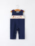 baby-boys-romper-dog-baseball-smocking-embroidery-outfit-Sophia's StyleRomper-1