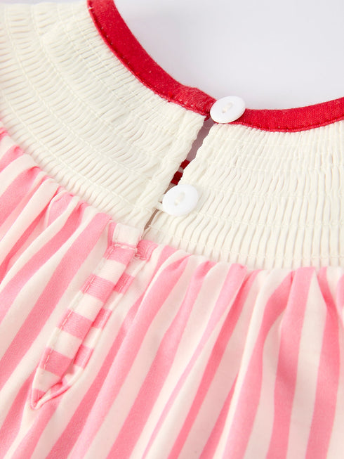 baby-girls-baseball-embroidery-romper-pink-stripe-casual-outfit-Sophia's Style-5