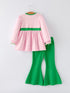 st-patricks-day-shamrock-top-and-bell-bottom-pants-girls-set-Sophia's Style--2
