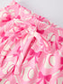 girls-baseball-bow-print-pajama-set-short-sleeve-pink-sophias-style-12