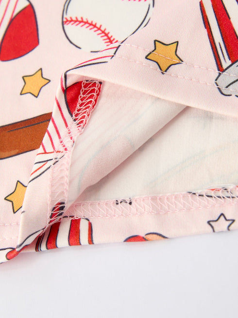 girls-pajama-set-with-red-bows-baseball-print-sophias-style-5