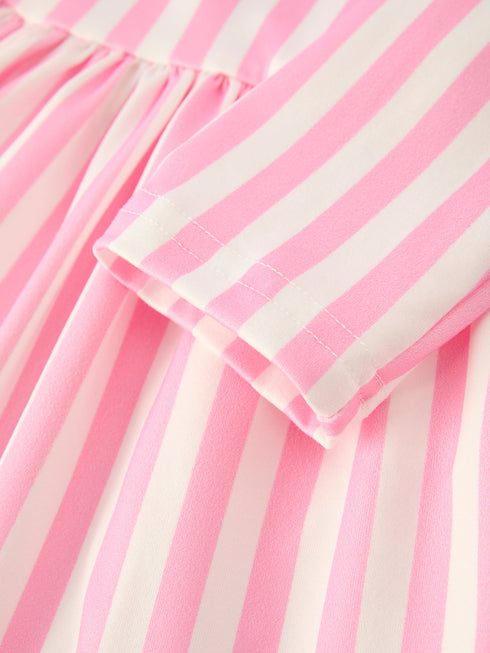 valentines-day-three-piece-solid-red-pink-striped-dress-rylee-faith-designs-Sophia's Style-4