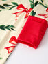 Mommy & Me Christmas Bow and Holly Print Pajama Girls Romper