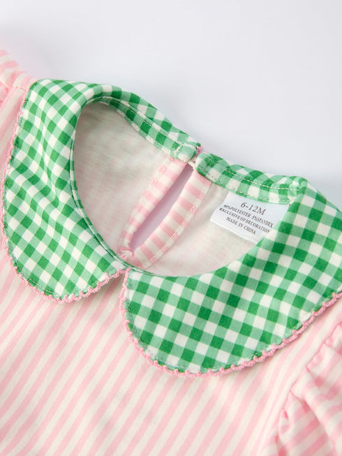 st-patricks-day-shamrock-striped-plaid-baby-girl-romper-Sophia's Style--3