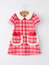 valentines-day-plaid-pocket-girls-short-sleeves-dress-Sophia's Style--9
