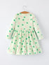 st-patricks-day-bow-shamrock-print-ruffles-girls-dress-Sophia's Style--2