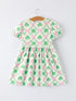 st-patricks-day-bow-shamrock-print-short-sleeves-girls-dress-Sophia's Style--2