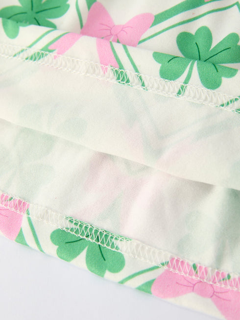 st-patricks-day-bow-shamrock-print-short-sleeves-girls-dress-Sophia's Style--5