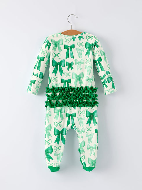 st-patricks-day-bow-print-long-sleeves-baby-girls-romper-Sophia's Style--2