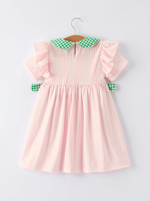 st-patricks-day-shamrock-girls-striped-plaid-dress-Sophia's Style--2