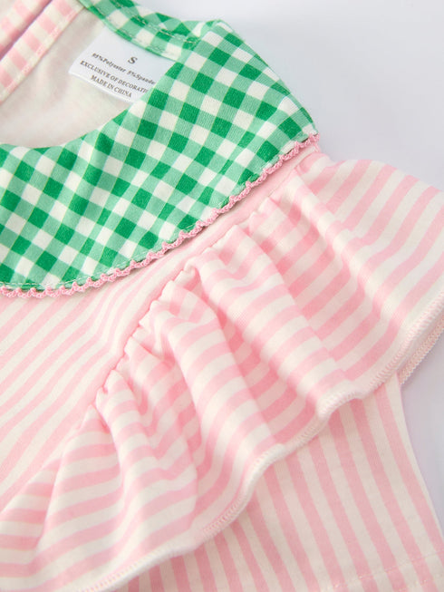 st-patricks-day-shamrock-girls-striped-plaid-dress-Sophia's Style--3