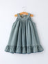 girls-denim-ruffle-trim-a-line-dress-rylee-faith-designs-Sophia's StyleDress-1