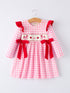 valentine-pink-plaid-girls-dress-with-horse-heart-smocking-embroidery-Sophia's Style-Dress-1