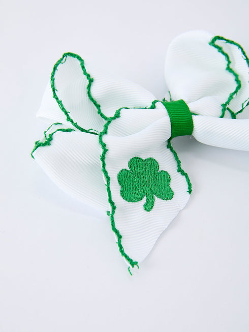 st-patrick-shamrock-embroidered-hair-bow-girls-hair-clip-Sophia's Style--4