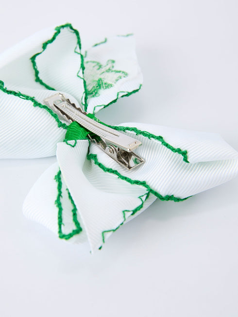 st-patrick-shamrock-embroidered-hair-bow-girls-hair-clip-Sophia's Style--6