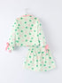 st-patricks-day-bow-shamrock-print-ruffles-girls-pajama-set-Sophia's Style--8
