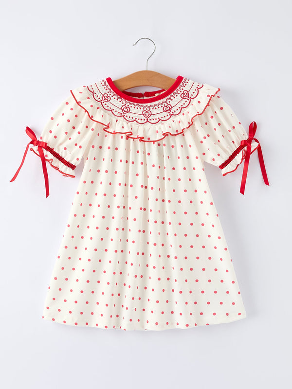 valentines-day-polka-dot-girls-dress-with-smocking-embroidery-rylee-faith-designs-Sophia's StyleDress-1