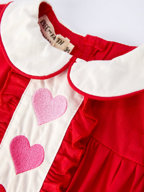 red-ruffle-heart-embroidered-romper-valentine-style-rylee-faith-designs-Sophia's Style-3