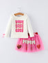 valentines-day-love-print-top-girls-tulle-skirt-set-Sophia's Style-Outfit-1