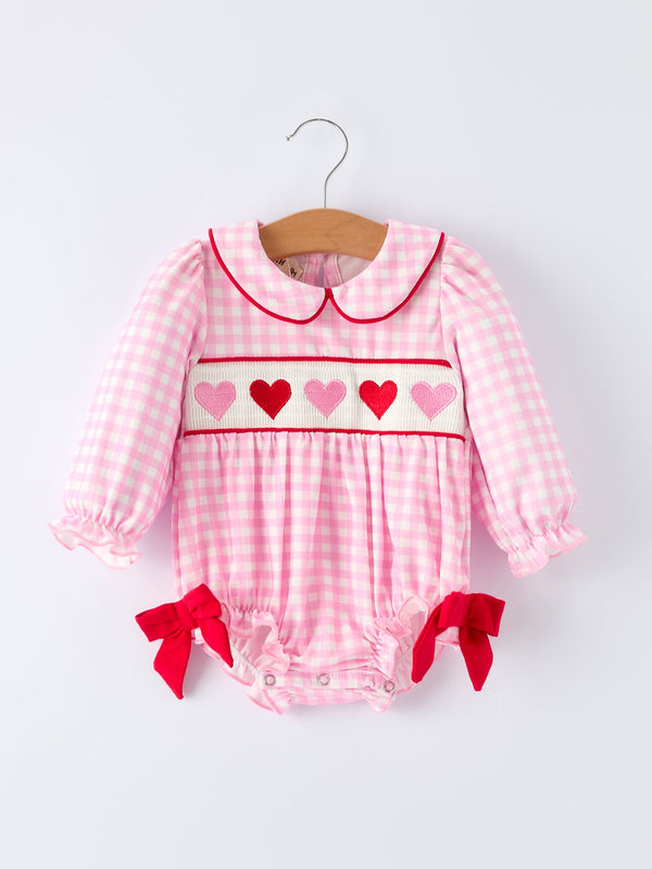 girls-valentines-day-heart-embroidered-plaid-baby-romper-rylee-faith-designs-Sophia's StyleRomper-1