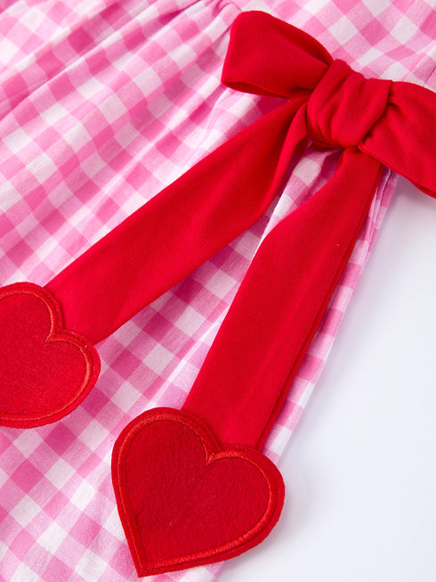 valentine-pink-plaid-girls-dress-with-red-hearts-and-bows-Sophia's Style--4