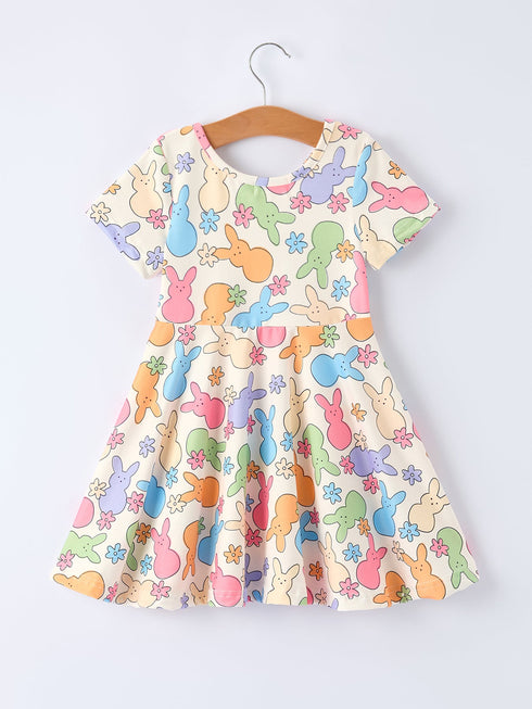easter-colorful-bunny-girls-twirl-short-sleeved-dress-Sophia's Style--2