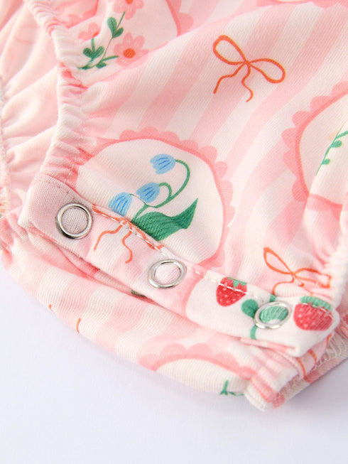 spring-pink-floral-bow-smocked-girl-romper-Sophia's Style-5