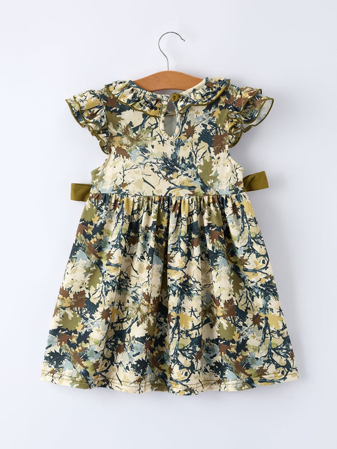 camo-duck-smocked-bow-ruffle-sleeves-girls-dress-sophias-style-2