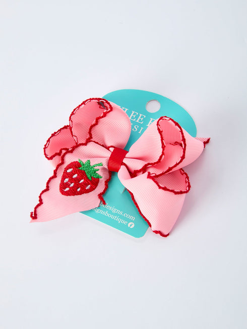 strawberry-embroidered-girls-hairpin-4-inches-sophias-style-8