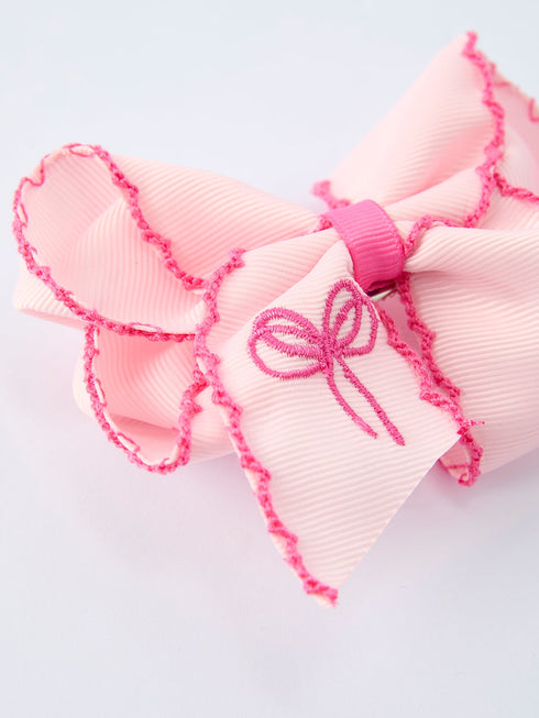 bow-embroidered-girls-hairpin-4-1-inches-Sophia's Style--3