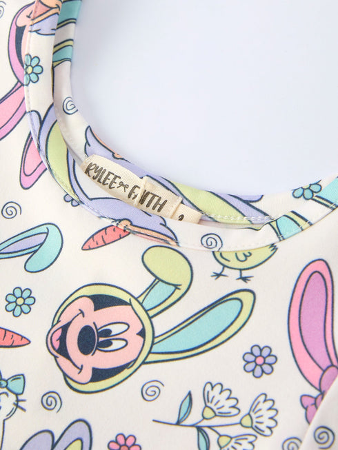 easter-pastel-character-pattern-short-sleeve-girls-dress-Sophia's Style--3