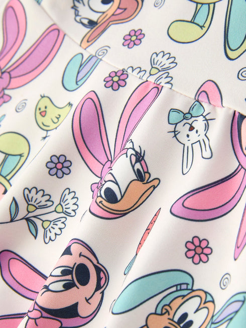 easter-pastel-character-pattern-short-sleeve-girls-dress-Sophia's Style--4