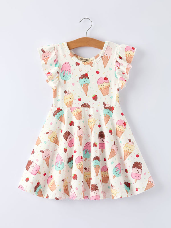colorful-ice-cream-pattern-girls-summer-dress-Sophia's StyleDress-1