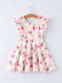 easter-pink-bow-bunny-and-rose-print-girls-dress-Sophia's Style-Dress-1