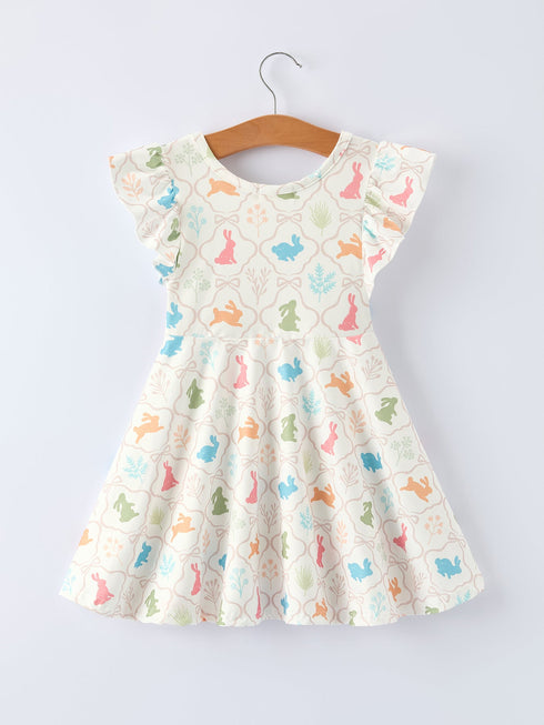 easter-bunny-print-girls-flutter-sleeve-dress-Sophia's Style--2