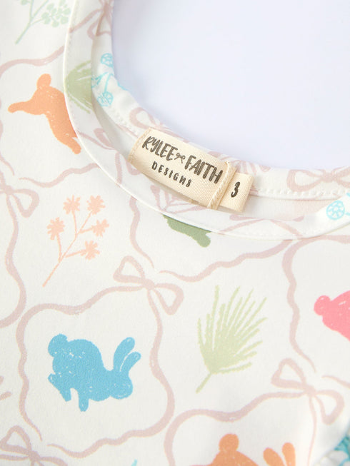 easter-bunny-print-girls-flutter-sleeve-dress-Sophia's Style--3