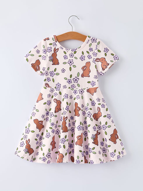 easter-bunny-purple-floral-print-girls-dress-Sophia's Style--2