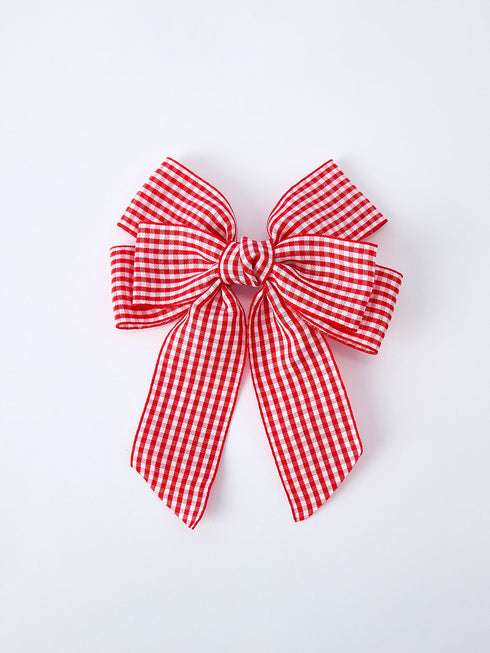 red-and-white-plaid-girls-hairpin-4-inches-sophias-styleBows-1