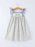 preorder-spring-purple-floral-embroidered-smocked-bow-girl-dress-Sophia's StyleDress-1