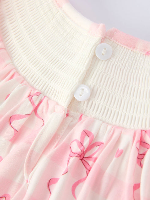 spring-pink-bow-teddy-smocked-embroidery-baby-girls-bloomers-set-Sophia's Style-5