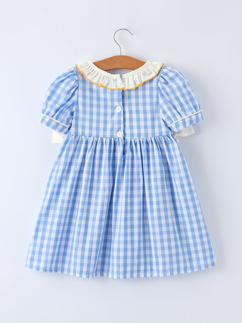 spring-daisy-bow-smocked-toddler-girl-dress-Sophia's Style-2