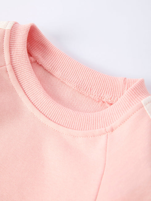 girls-pink-bow-trim-sweatshirt-and-pants-set-sophias-style-5