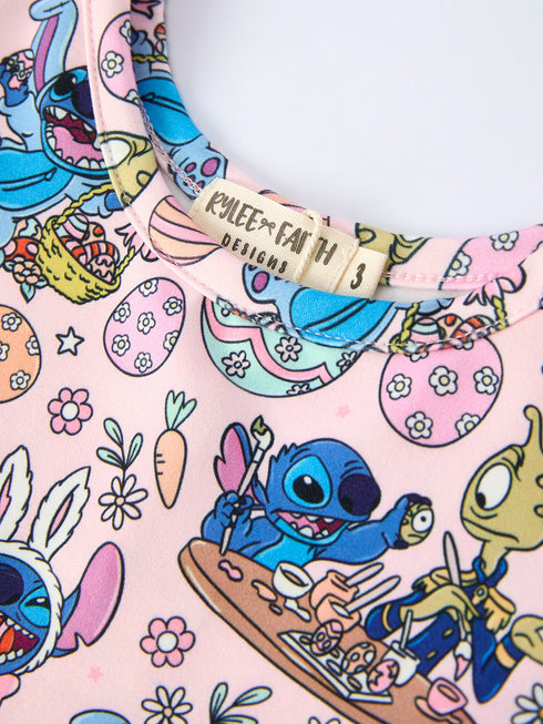 easter-egg-character-carrot-print-girls-dress-Sophia's Style--3