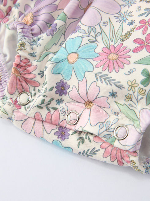 girls-pink-floral-sleeveless-baby-girls-romper-Sophia's Style-5