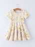 spring-easter-bunny-yellow-floral-girls-dress-Sophia's Style-Dress-1
