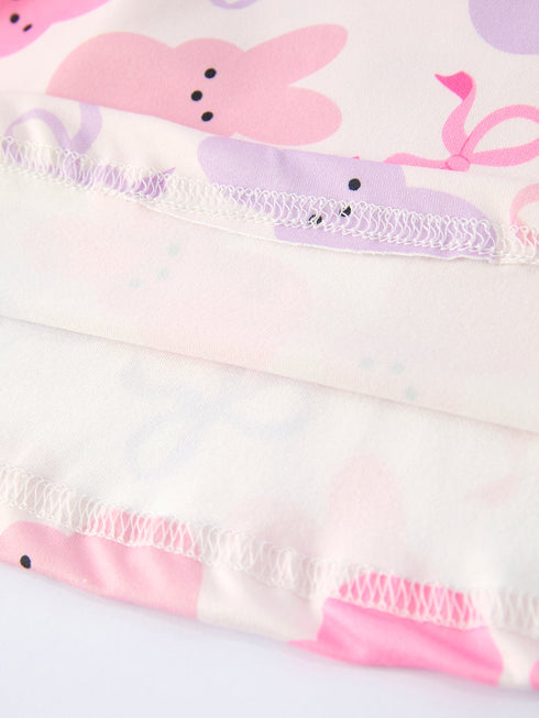 spring-easter-bunny-bow-print-girls-short-sleeves-dress-Sophia's Style--5