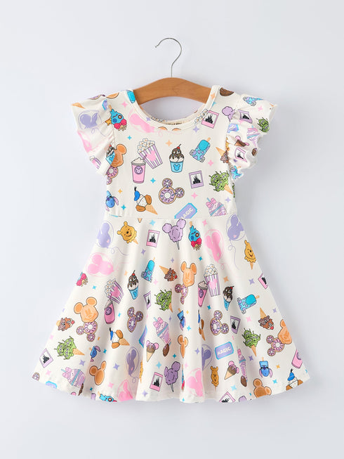 easter-ice-cream-characters-girls-dress-Sophia's StyleDress-1