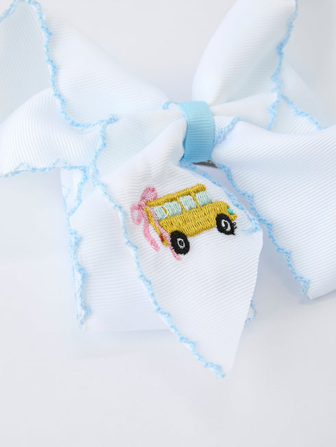 back-to-school-truck-applique-girls-hairpin-4-inches-6-25-inches-sophias-style-3