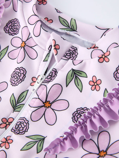 summer-purple-floral-long-sleeve-girl-swimwear-set-sophias-style-4