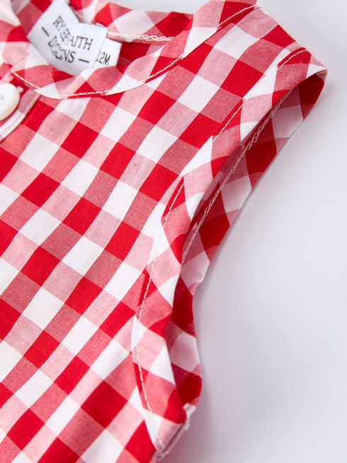 summer-plaid-smocked-ruffle-boys-romper-sibling-outfits-Sophia's Style-5